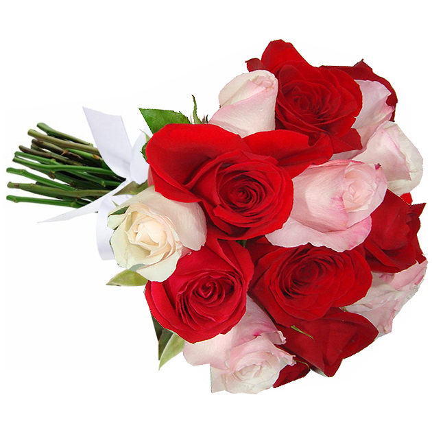 Buqu Harmonia com Rosas Vermelhas c/ Pink ou Rosas rosas